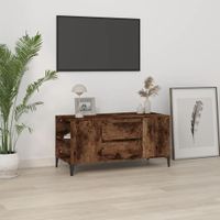 Szafka pod TV, przydymiony dąb, 102x44,5x50 cm