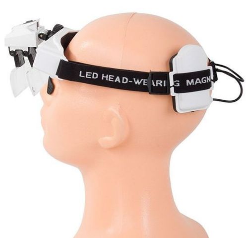 OKULARY LUPA CZOŁÓWKA Z LATARKĄ FUNKCJONALNA na Arena.pl