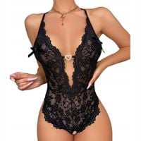 SEKSOWNE KORONKOWE BODY Z OTWARTYM KROKIEM EROTYCZNA BIELIZNA WALENTYNKI