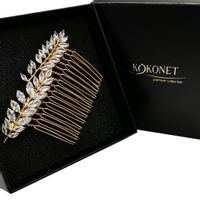 Grzebyk ślubny FLORES gold KOKONET 4-0086