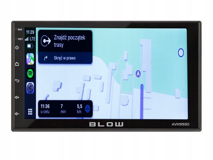 RADIO SAMOCHODOWE ANDROID 12 BLUETOOTH CARPLAY ANDROID AUTO MIRROR LINK zdjęcie 3