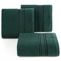 Ręcznik Davos 30X50 cm ciemnozielony bawełna frotte bordiura