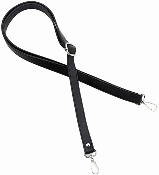 Pasek Regulowany Do Torby Torebki Skórzany Czarny zdjęcie 4