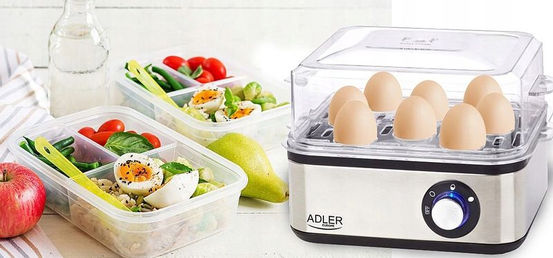 Jajowar Automatyczny Do 8 Jajek 800W Adler Ad4486 zdjęcie 10