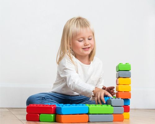 Klocki budowlane Cegły Junior 30 elementów na Arena.pl