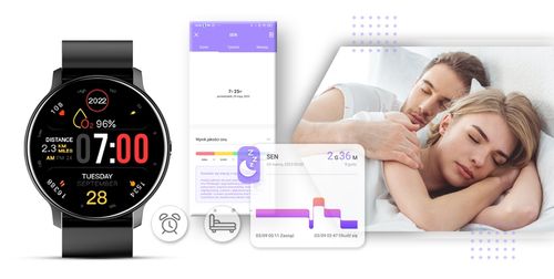 smartwatch giewont czarny gw120-2 pro na Arena.pl