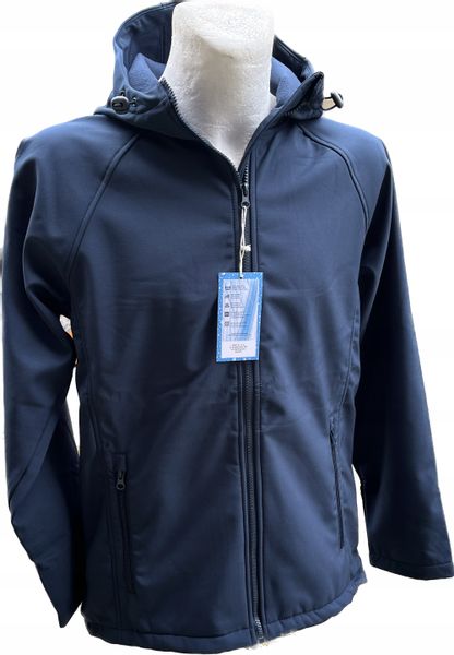 Cruiser Kurtka Granat Softshell Odpinany Kaptur M zdjęcie 1