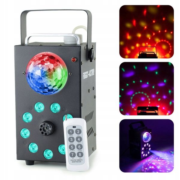 Maszyna do dymu z efektem Astro LED Halloween zdjęcie 1