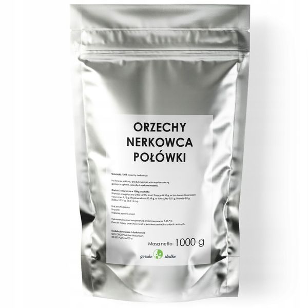 ORZECHY NERKOWCA połówki 1kg zdjęcie 4