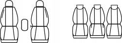 Pokrowce na miarę Renault Scenic III 2009-2016 zdjęcie 11