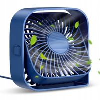 TOPK K50 WENTYLATOR NA BIURKO STOŁOWY USB WIATRAK BIUROWY MOCNY NAWIEW