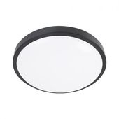 PLAFON LED LUVO 24W OKRĄGŁY CZARNY IP44 NEUTRALNY 4000K