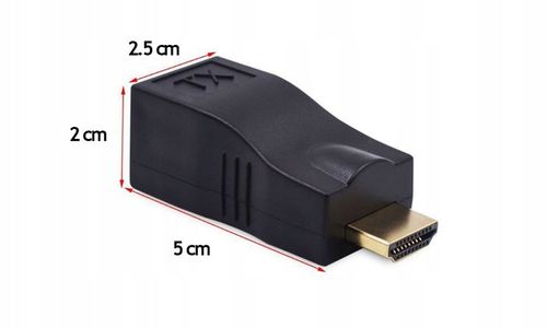 EXTENDER HDMI PRZEZ ZŁĄCZE RJ45 CAT 5E/6 30M 4K na Arena.pl