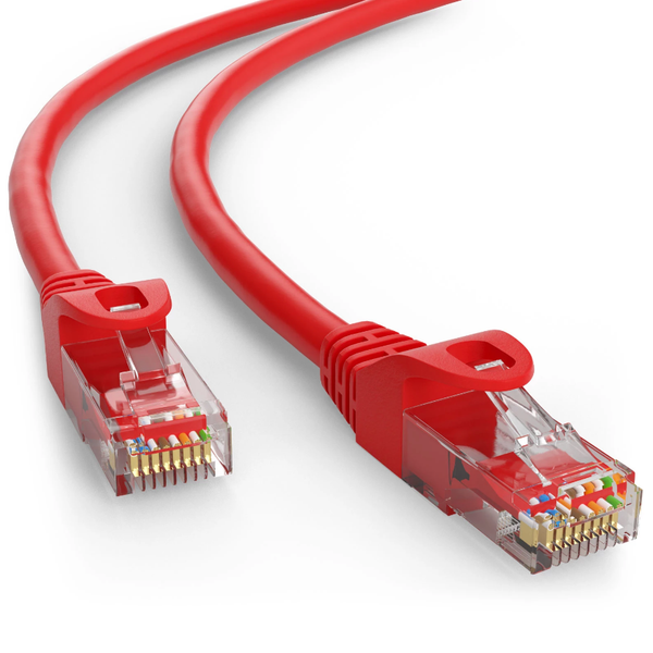 Patchcord CobiCabling RJ45 kat. 5e 2m czerwony zdjęcie 3