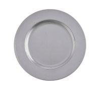talerz dekoracyjny plexi 22cm silver |  p0001-22_slv