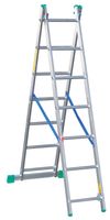 DRABINA ALUMINIOWA 2-ELEMENTOWA 309CM 7+7 SZCZEBLI - DR3207