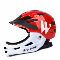 WEST BIKING KASK DZIECIĘCY SZCZĘKOWY 2W1 OCHRONNY NA ROWER I HULAJNOGĘ