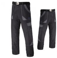 Spodnie robocze męskie do pasa 100%BAWEŁNA przewiewne mocne OCHRONNE BHP 48