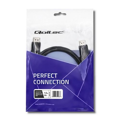 Qoltec DisplayPort v1.3 męski | DisplayPort v1.3 męski | 8K | 1.5m na Arena.pl