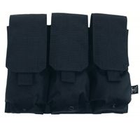 Potrójne etui na magazynki "MOLLE" czarne
