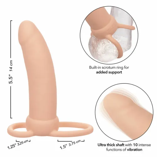 calexotics maxx thick dual penetrator silikonowy, 10 trybow wibracji na Arena.pl
