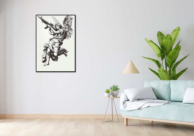 Plakat 68x98cm Anioł Wojny zdjęcie 4