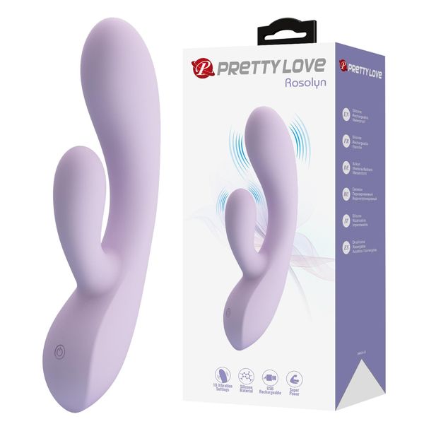 Rosolyn, 10 Vibration Functions , Usb Rechargeable, Silicone zdjęcie 1