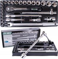 Honiton Klucze nasadowe zestaw 1/2'' 27 elem wkład