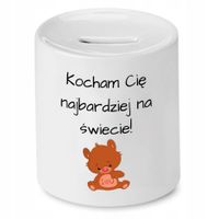 Skarbonka Dla Chłopaka Kocham Cię Najbardziej Na Z Nadrukiem Ze Zdjęciem