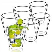 ZESTAW SZKLANEK TERMICZNYCH SZKLANKA NAPOJÓW 6szt