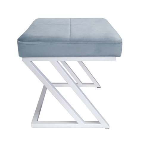 Pufa ZETA LOFT taboret podnóżek podstawa biała BL06 na Arena.pl