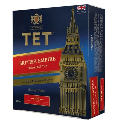 TET HERBATA EXPRESOWA 100x2G BRITISH EMPIRE zdjęcie 1