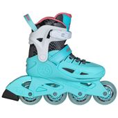 Rolki Powerslide Stargaze Aqua adj. Teal White Junior 33-36