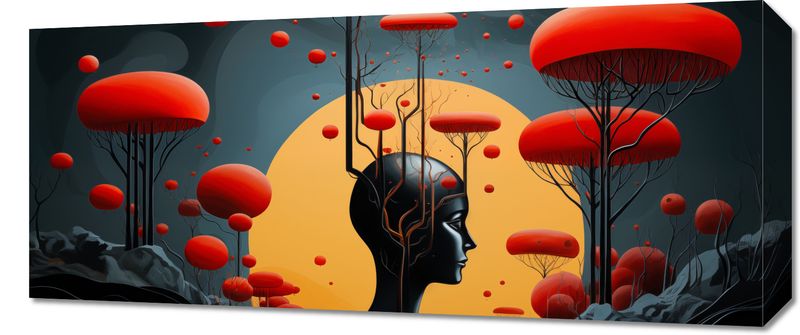 Obraz 70x30cm Myślokształty zdjęcie 1