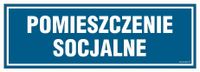 Pomieszczenie Socjalne Tabliczka 30X10 Płyta Przyl