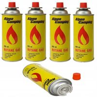 KARTUSZ GAZOWY NABÓJ GAZ DO KUCHENKI PALNIKA ALPEN CAMPING X 4 SZT
