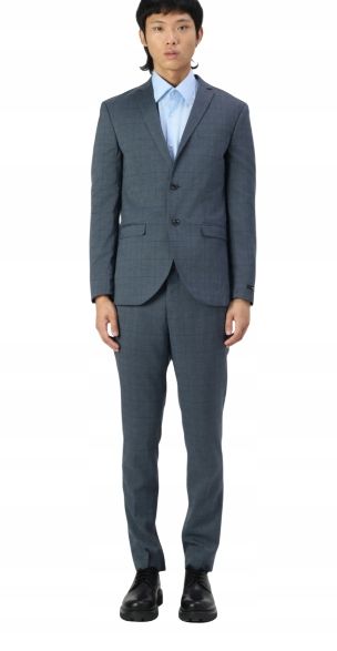 Jack & Jones PREMIUM JPRFRANCO CHECK - Suit - night sky 48 zdjęcie 2