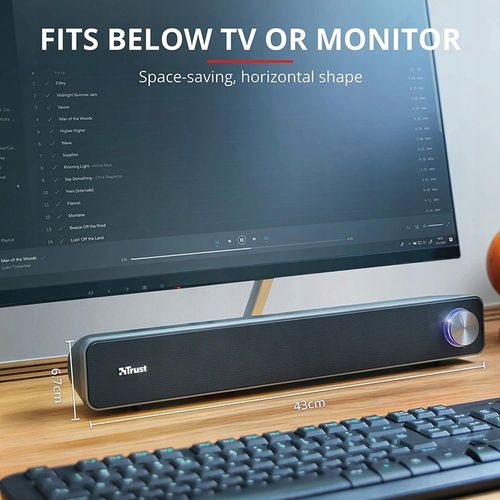 2 x Trust Arys soundbar głośnik do TV monitora na Arena.pl