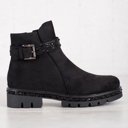 Czarne Botki Z Ozdobami r.40 na Arena.pl