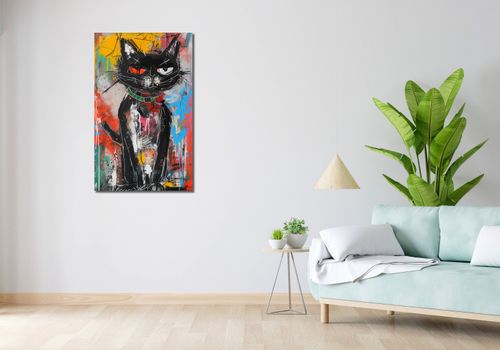 Obraz 60x100cm Gburowaty Kiciak na Arena.pl