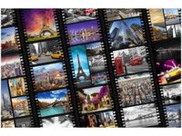 120CM 80CM OBRAZ ŚCIENNY MIASTA ŚWIATA SKOS