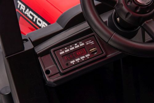 Traktor Na Akumulator A011 24V Czerwony na Arena.pl