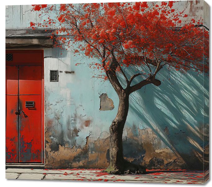 Obraz 100x90cm Widok Na Dawne zdjęcie 1