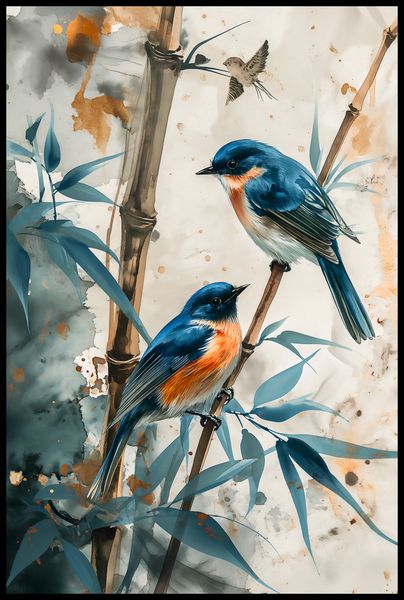 Plakat 61x91,5cm Trzy Ptaki zdjęcie 2