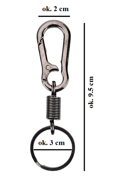 Brelok mini karabińczyk szekla edc survival breloczek kółko do kluczy mocne zdjęcie 7