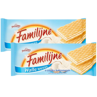 Familijne Wafle o smaku kokosowym 180 g x 2 sztuki