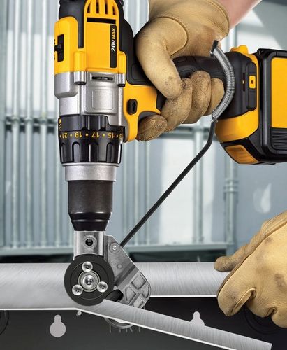 ADAPTER DO CIĘCIA BLACHY NA WIERTARKĘ WKRĘTARKĘ UNIWERSALNE NOŻYCE DO na Arena.pl