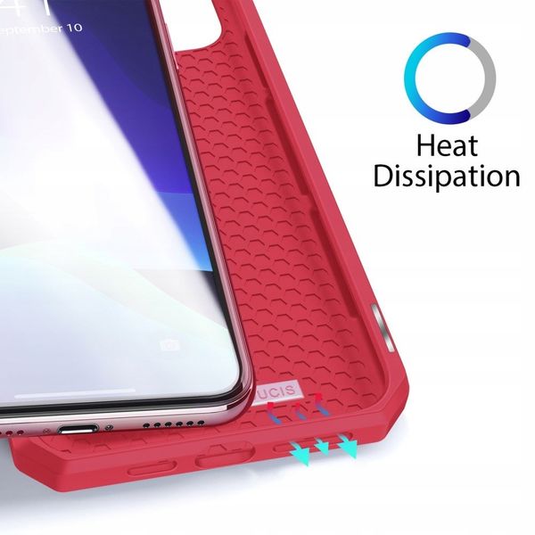 Etui z klapką niktrade do Samsung Galaxy Note 10 czerwony zdjęcie 7