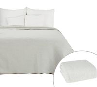 Gruby Koc Bawełniano-akrylowy 150X200 CM KREMOWY