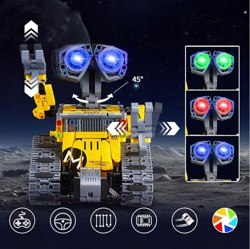 ZABAWKA ROBOT PROGRAMOWALNY DLA DZIECI 4W1 ZESTAW Z ŚWIATŁEM 2.4GHZ Z PILOT na Arena.pl